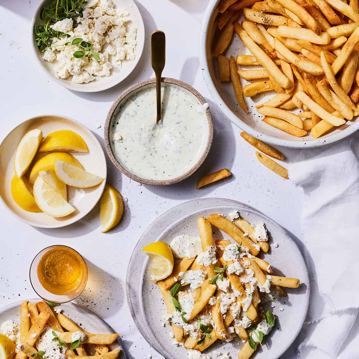 Oregano Feta Fries