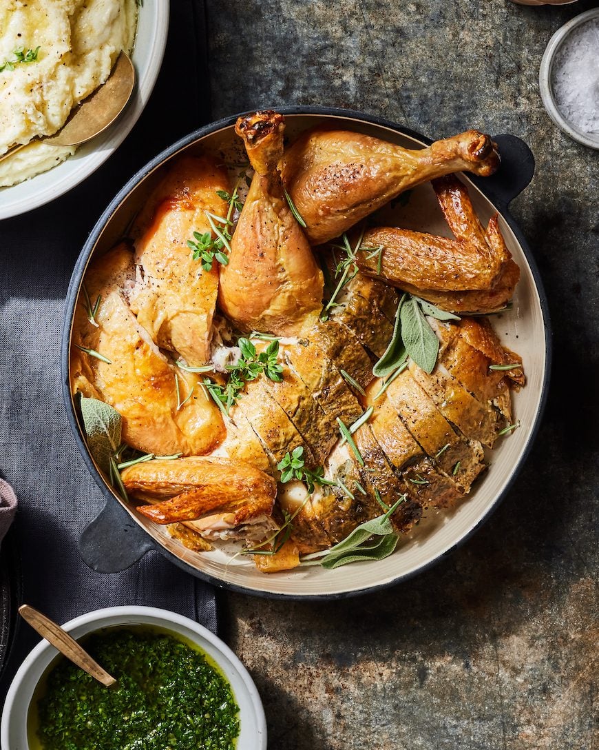 Zuni Roasted Whole Chicken with Chimichurri - Dalkin and Co