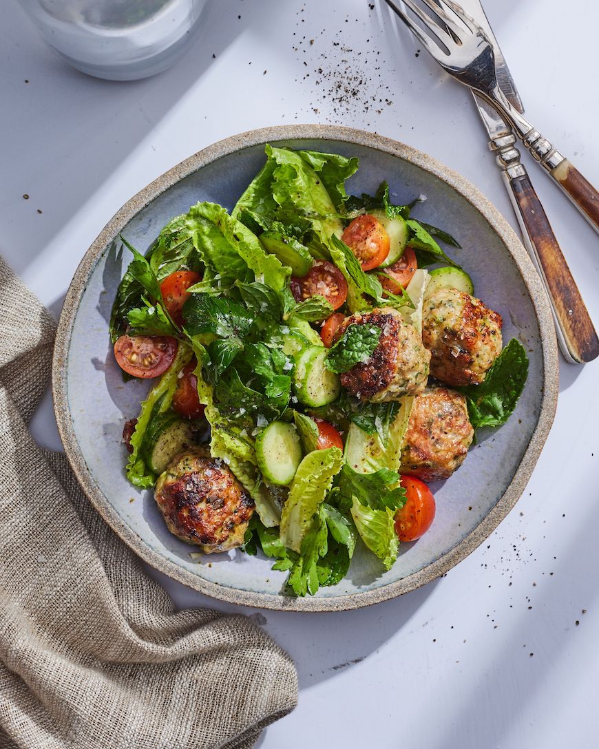 Lebanese Chicken Meatballs - Dalkin and Co