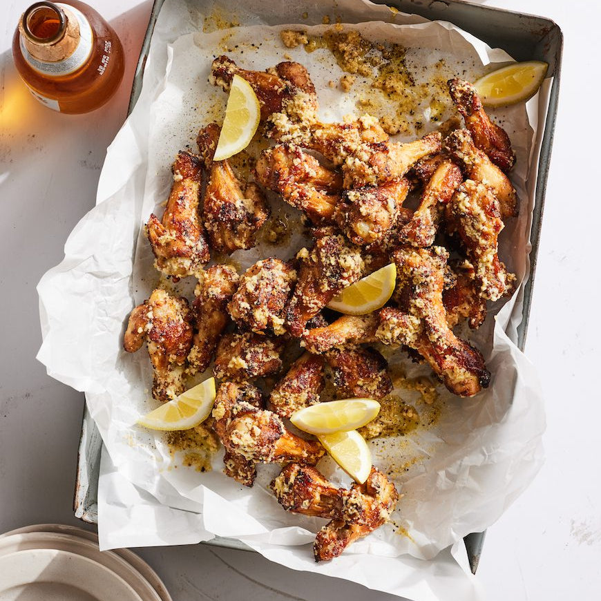 Lemon Pepper Parmesan Wings