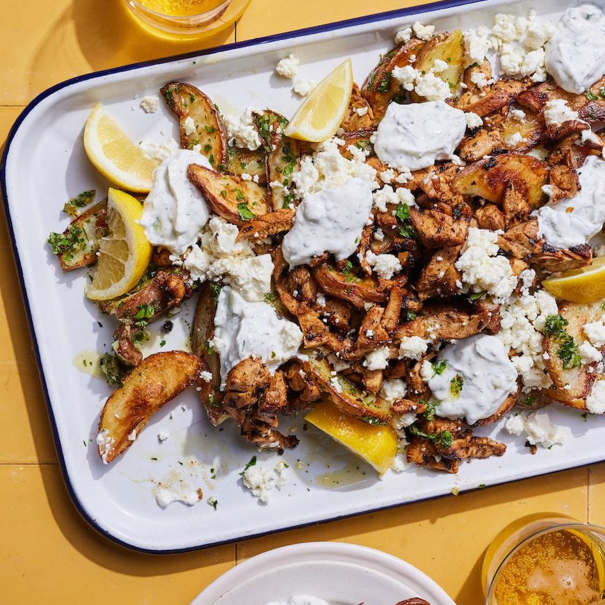 Chicken Gyro Fries